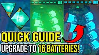 How to MAX & Fully Upgrade Your Zonai Batteries (QUICK Guide) in Zelda: Tears of the Kingdom