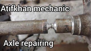 Broken axle repairing