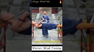 Shaolin  Warrior Monk Training #shorts #kungfu #martialarts