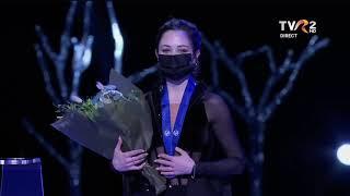 Victory Ceremony - Ladies | Stockholm 2021 World Figure Skating Ch.