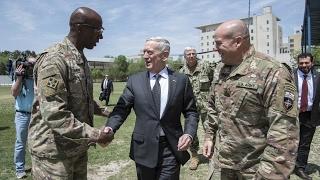 Mattis visits Afghanistan