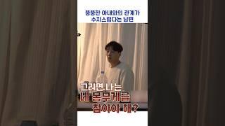 뚱뚱한 아내와의 관계가 수치스럽다는 남편 #shorts #이혼숙려캠프