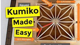 Kumiko Made Easy || How To Make Kumiko, traditional Japanese woodworking