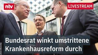 LIVE: Statement von Gesundheitsminister Lauterbach zur Krankenhausreform