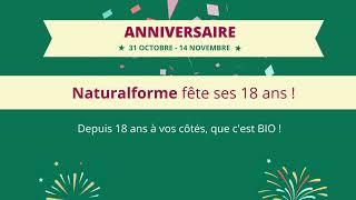 Naturalforme fête ses 18 ans ! Vidéo YouTube