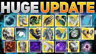 HUGE Melee Rework, Exotic Buffs & Glaive Update (TWAB) | Destiny 2 Edge of Fate