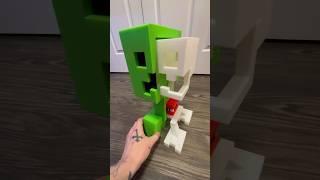 THE INSIDE OF A MINECRAFT CREEPER #3d #satisfying #3dprinter #minecraft #minecraftshorts #asmr