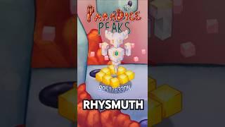 RHYSMUTH on PARADICE PEAKS  ANIMATED #msm #mysingingmonsters #fanmadeisland