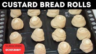 Bread making - Custard Rolls baking cooking shows #custard