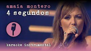 Amaia Montero - 4 Segundos (Karaoke Instrumental) | HQ