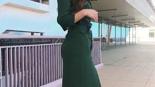 Платье зеленое Viravi Wear, модель 1021