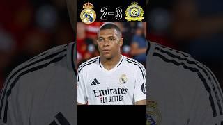 Ronaldo vs Mbappe Al Nassr vs Real Madrid Epic Match  #ronaldo #youtube #football #shorts