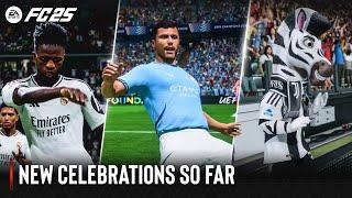 EA Sports FC 25 | New Celebrations So Far