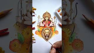 Maa Durga Drawing ️ #maadurga #art #shorts #durga #drawing #trending #youtubeshorts #jaimatadi