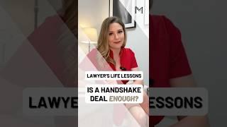 Can a handshake deal hold up in court? #californialaw #california #attorney