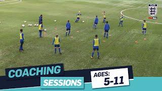 Geraint Twose: Retaining The Ball To Play Forward | FA Learning Coaching Session