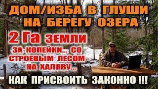 ЗЕМЛЯ ПОД ПРОЖИВАНИЕ В ЛЕСУ. Как узаконить свой лес и жить в нем. Свой берег озера + лес за копейки.