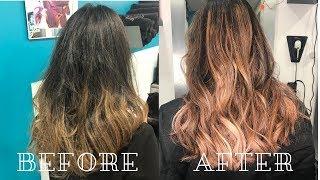 Paranormal hairtivity!!! Hair neglection! Rose balayage!