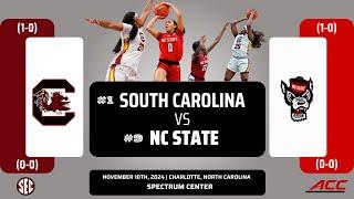 No. 1 South Carolina vs No. 9 NC State | 2024 Ally Tipoff | 11.10.24