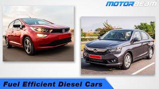 Top 5 Fuel Efficient Diesel BS6 Cars! | MotorBeam