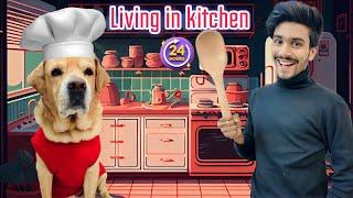 LIVING IN KITCHEN FOR 24 HOURS WITH LEO | Anant Rastogi