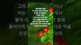 말씀찬양(벧전 2:9)