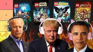 The Presidents Make A Lego Games Tier List