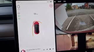 Park Assist mit Tesla Vision (ohne USS, 2023.6.9)