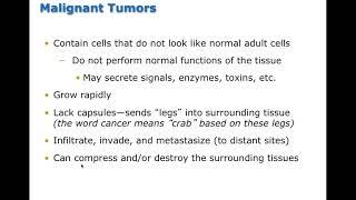 Chapter 07 Neoplasia BIO216