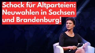 Supergau für Altparteien! Neuwahlen in Sachsen  und Brandenburg?