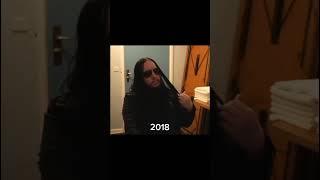 Joey Jordison 2018&2002 #metal #slipknot #edit #joey #numetal