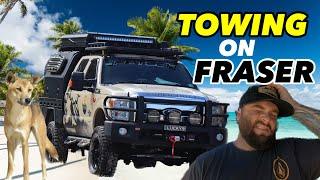 F250 TOWING ON FRASER ISLAND Was towing a 3.5T CARAVAN a bad idea ???