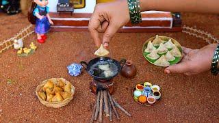 Tiny Chicken Samosa Recipe | Street Food | Indian Recipes | Perfect Samosa | The Tiny Foods