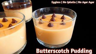 Butterscotch Pudding Recipe | Eggless Pudding | Quick & Easy Dessert Recipe