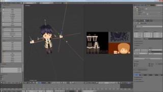 Character Editing - Smile Game Builder & Blender 2.78