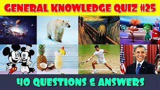 General Knowledge Trivia Quiz (Part 25)