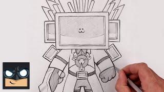 How To Draw Upgraded Titan TV Man | Skibidi Toilet | Sketch Tutorial