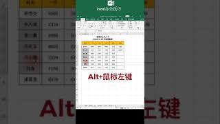 Alt 键快捷办公电脑 职业技能 excel技巧 今天拍点啥 光合创作者大会 @今天拍点啥