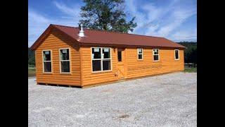 14' x 46' Amish Made Cabins & Kits | Deer Run Cabins - Whitetail