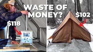 The Cheapest Hot Tent and Stove From TEMU! 