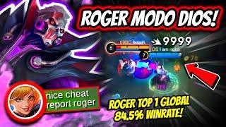 ROGER IS IN HIS PRIME DAYS BEFORE WORLDS! ROGER TOP 1 GLOBAL 84.5% WINRATE! | MOBILE LEGENDS