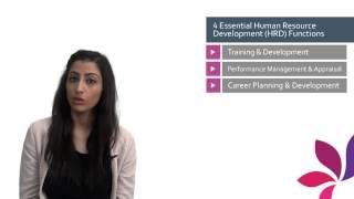4 Essential Human Resource Development HRD Functions