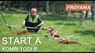 How to Start Proyama 42.7cc Multi-function Trimming Tool Engine