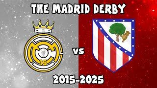 REAL MADRID vs ATLETICO MADRID 2015-2025 Madrid Derby