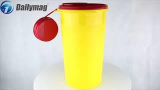 How to use Dailymag DMS-R3B 3L medical sharps container