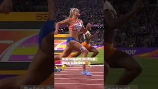 Dafne SchippersThe Fastest Woman in the World - Sprinting Highlights #sportsnews #youtubeshorts