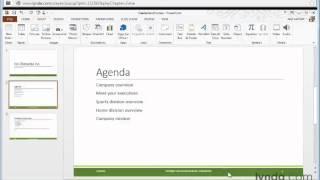 11 Formation PowerPoint 2013 (Adding a header and footer)