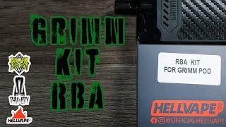 THE ALL NEW GRIMM KIT RBA BUILD TUTORIAL | HELLVAPE