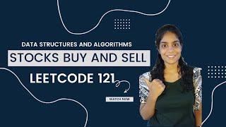 Best time to buy and sell stock | Leetcode - 121| C++| DSA| Arohi Jain| BITS Pilani