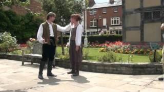 U.K. In Stratford upon Avon, Shakespeare, acción